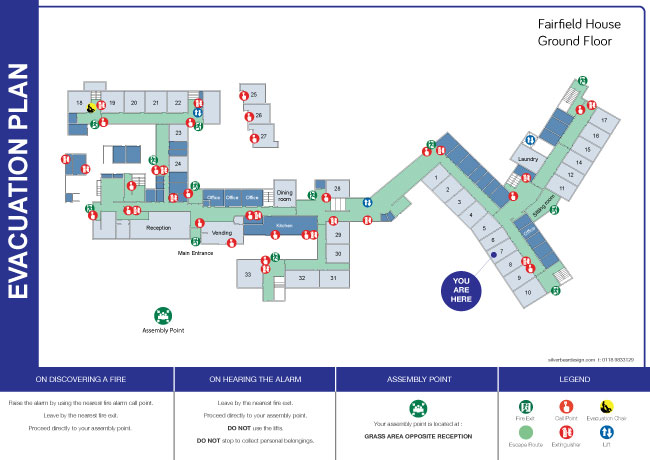 care homes escape evacuation plan